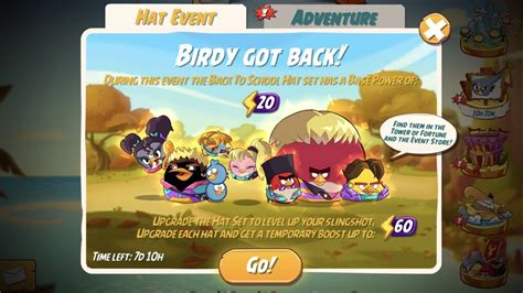 Angry Birds Tower Of Fortune The Back To School Hat Set Youtube