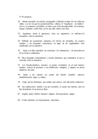 Pseudociencias Pdf