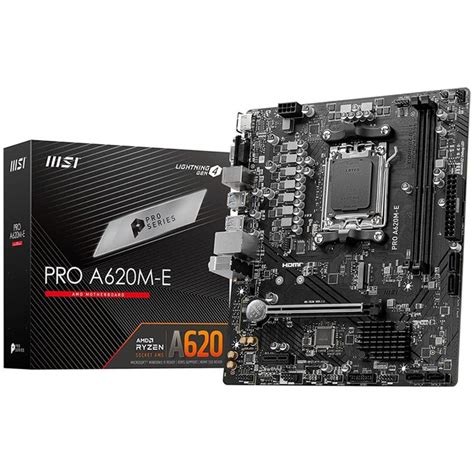 Tarjeta Madre Msi Pro A620m E Amd Am5 Ddr5 Micro Atx Coppel