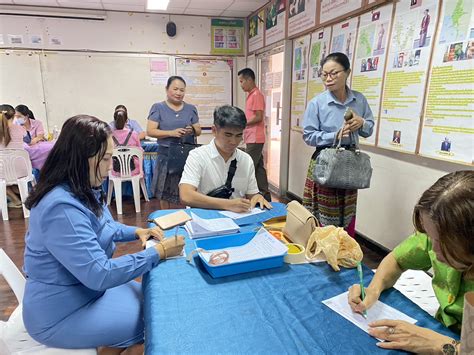 บรรยากาศการตรวจสุขภาพประจำปี 2567 ของบุคลากรโรงเรียนโดยโรงพยาบาลมหาสารคาม โรงเรียนสารคามพิทยาคม