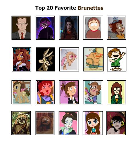 My Top 20 Favorite Brunettes 02 By Sithvampiremaster27 On Deviantart