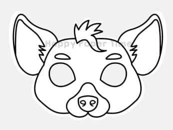 Hyena Mask Template Free Printable Papercraft Templates 50 OFF