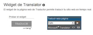 Widget de Translator: El widget traductor de Bing. | La Taberna de Julio
