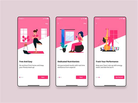 Gym Onboardin Screens On Behance