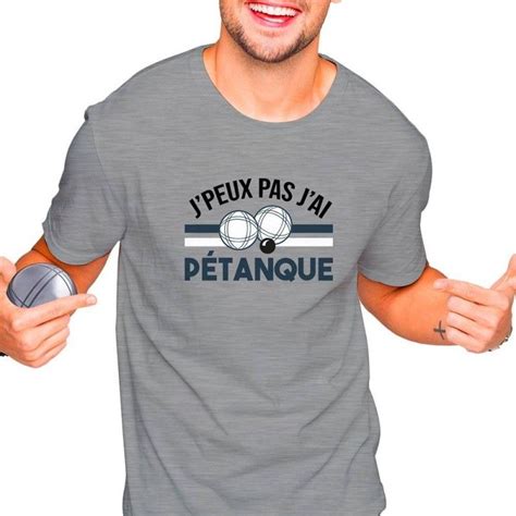 T Shirt J Peux Pas J Ai P Tanque Gris Taille Xl