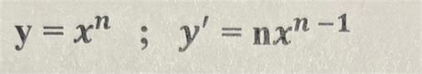 Solved Y −3x4−6x3−25y Xn Y′ Nxn−1