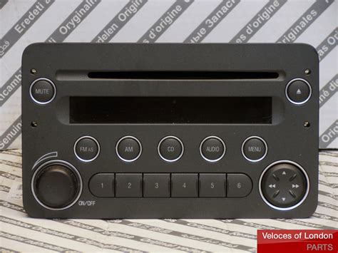 Alfa Romeo Brera Spider Genuine Radio Set With Cd Player Blaupunkt