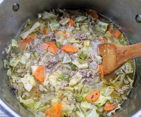 Ground Turkey Cabbage Soup Flavorful Eats