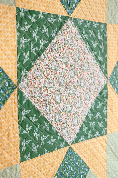 April Giant Block Quilt Kitchen Table Quilting