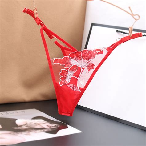 Garter Belt Lingerie Set Erotic Cut Out Panties Thong Lingerie For