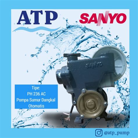 Jual Sanyo PH 236 AC Pompa Air Sumur Dangkal Shallow Well Pump Kota