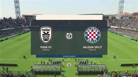 FIFA 23 PAOK FC Vs Hajduk Split Stadio Classico Gameplay YouTube