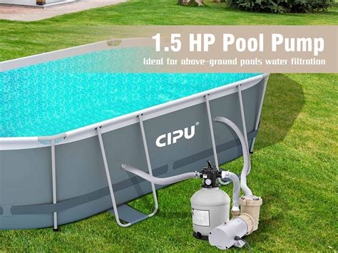Buy Cipu Above Ground Pool Pump 15hp Dual Speed 115v With 3 Prong