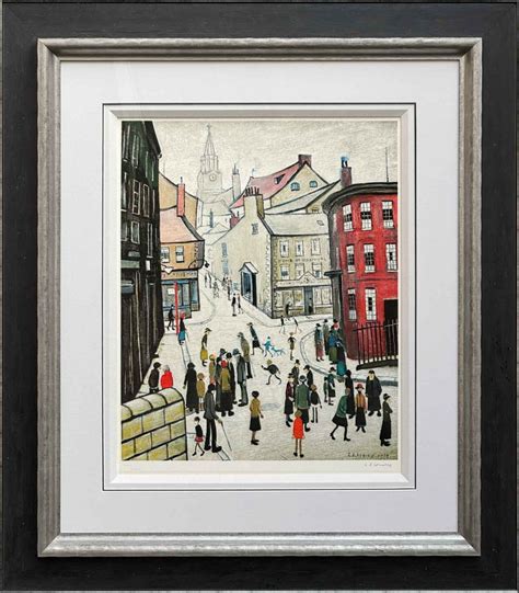 L S Lowry Berwick Upon Tweed Signed Limited Edition Print