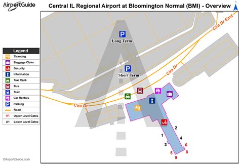 Central Il Regional Bloomington Normal Airport KBMI BMI Airport Guide