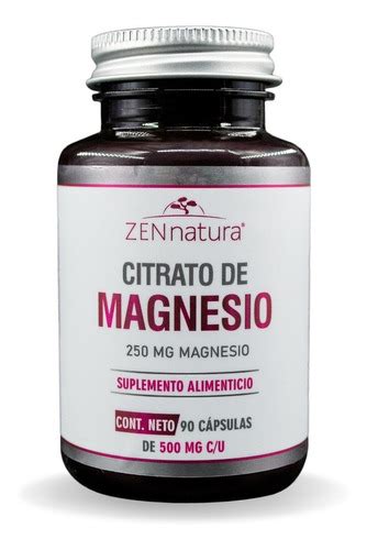 Citrato De Magnesio 90 Cápsulas Zen Natura Meses Sin Intereses