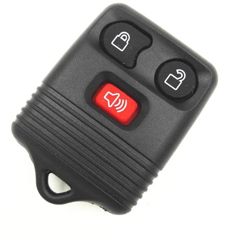 Buttons Red Button With Pad Keyless Remote Key Fob Shell Case For