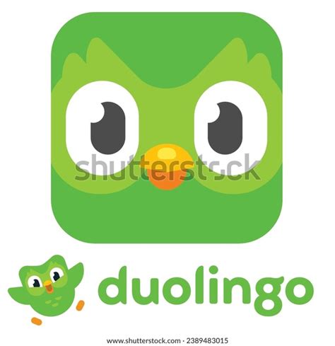 Editorial Vector Logo Design Duolingos Famous Stock Vector (Royalty ...