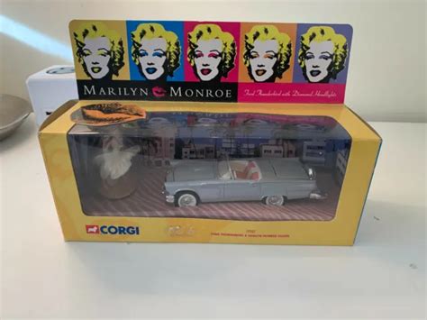 Corgi Marilyn Monroe Argent Ford Thunderbird Mod Le De Voiture