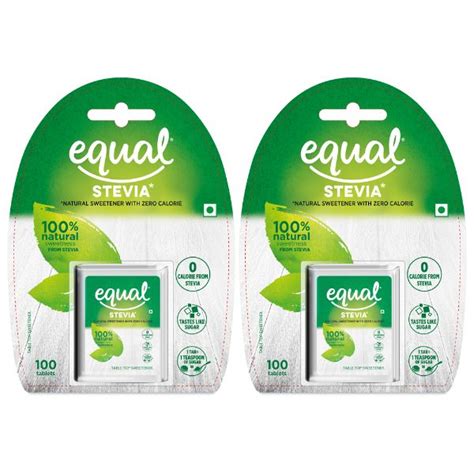 Buy Equal Stevia Sweetener Tablet Pack Of 2 X 100s 1s Online At