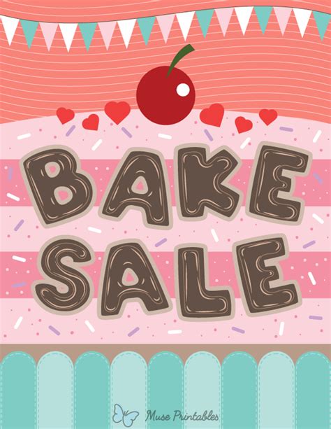 Free Printable Banner And Bake Sale Flyer Bake Sale Flyers, 59% OFF