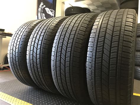 4 USED TIRES 265/65R18 Michelin ENERGY SAVER A/S WITH 70%