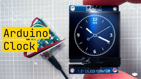 Arduino OLED Clock Project Tutorial For Beginners U8g2 Arduino UNO