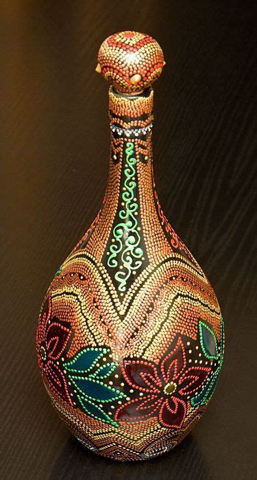 thediyideas.com | Wine glass art, Glass painting, Bottle art