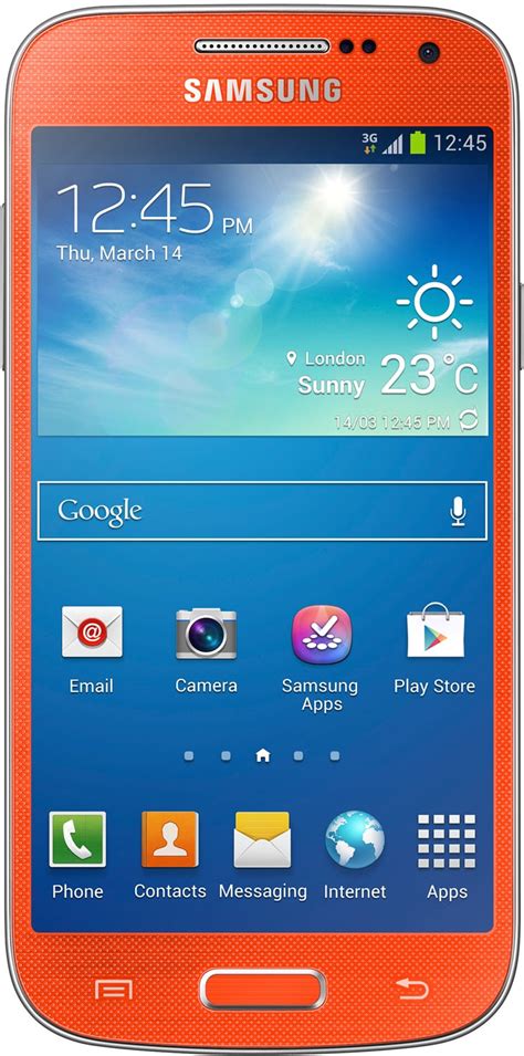 Samsung I9192 Galaxy S4 Mini Duos Orange Pop купити в інтернет магазині ціни на смартфон