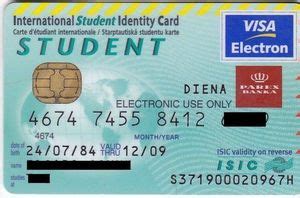 Bank Card: Student (Parex Bank, LatviaCol:LV-VE-0049.01