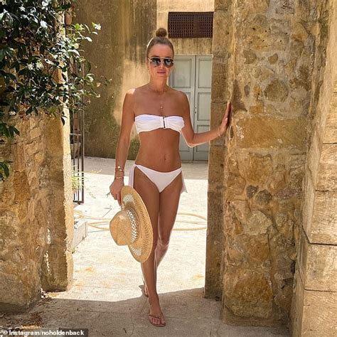 Amanda Holden Stuns In White Bikini As She Flaunts Incredibly