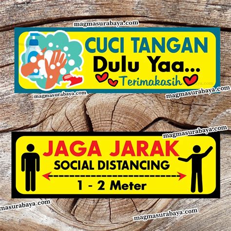 Jual Sticker New Normal Cuci Tangan Jaga Jarak Shopee Indonesia