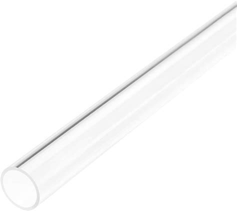 Amazon Uxcell Clear Rigid Acrylic Pipe 13mm 1 2 ID X 15mm OD X 0