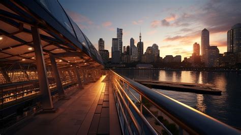 Premium Photo Solar Panels Powering An Urban Skyline Embracing A