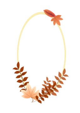 Oval With Leaves PNG Vector PSD And Clipart With Transparent