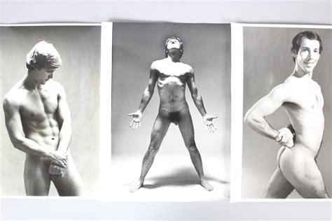 Bid Now Roy Blakey Photographs Nude Male Dancers Models April