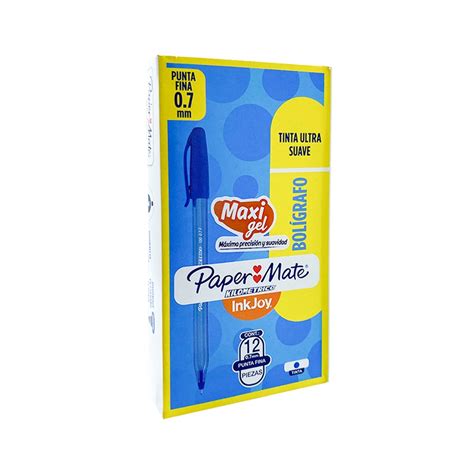 Lapicero Kilom Trico Maxi Gel Tapa Azul Suescun