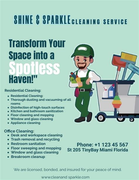 Copy Of Cleaning Service Postermywall