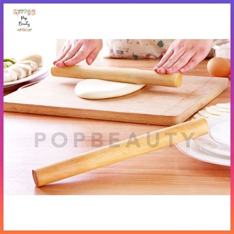 Jual Rolling Pin Kayu Roller Penggiling Adonan Pangsit Kue Shopee