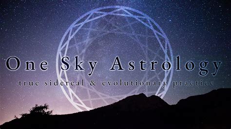 True Sidereal One Sky Astrology