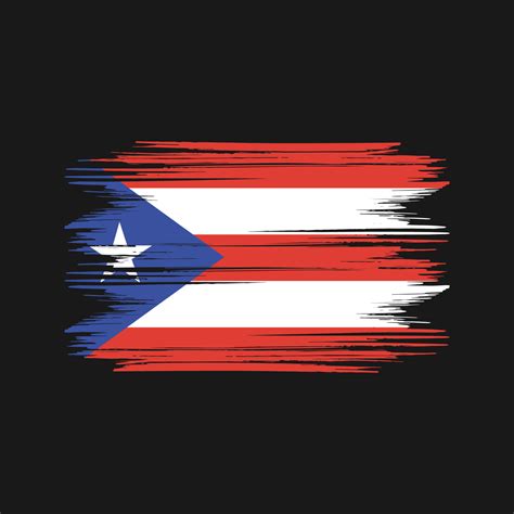 Puerto Rico Flag Design Free Vector 11428548 Vector Art At Vecteezy