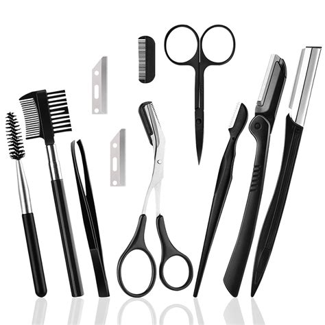 11 In1 Eyebrow Kit Professional Eyebrow Tweezers Kit Women Eyebrow