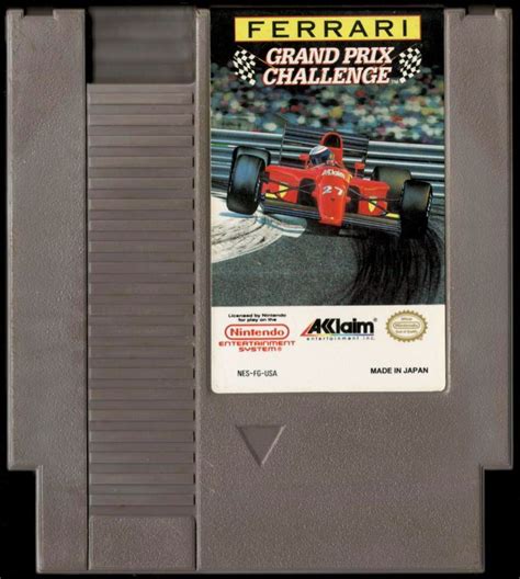 Ferrari Grand Prix Challenge Cover Or Packaging Material Mobygames