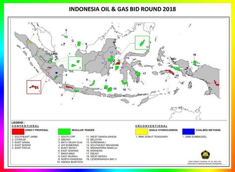 INDONESIA OIL AND GAS BID ROUND 2018