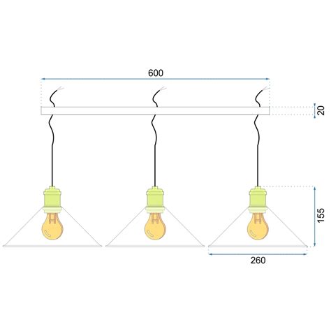 TooLight Porto Hanglamp E27 3 Lichtpunten Zwart 2Cheap