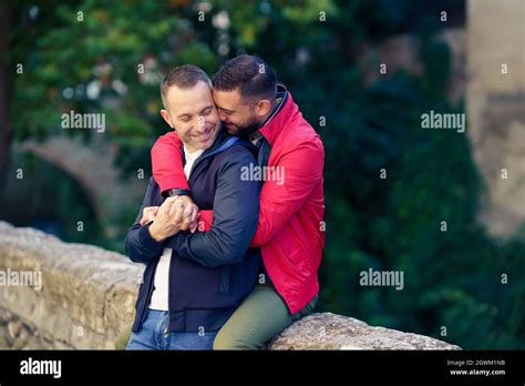 Mature Gay Couple Kissing Hi Res Stock Photography And Images Alamy
