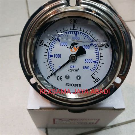 Jual Pressure Gauge Payung 25in Merk Skon 400 Bar Di Lapak Rexsamas Hydraulic Bukalapak