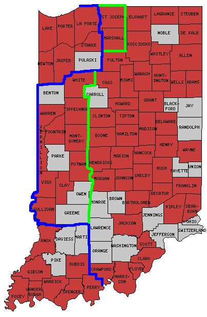 Time Zones In Indiana Map Map 2023 Images