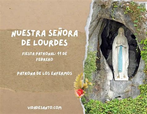 Novena A Nuestra Se Ora De Lourdes Vida De Santo