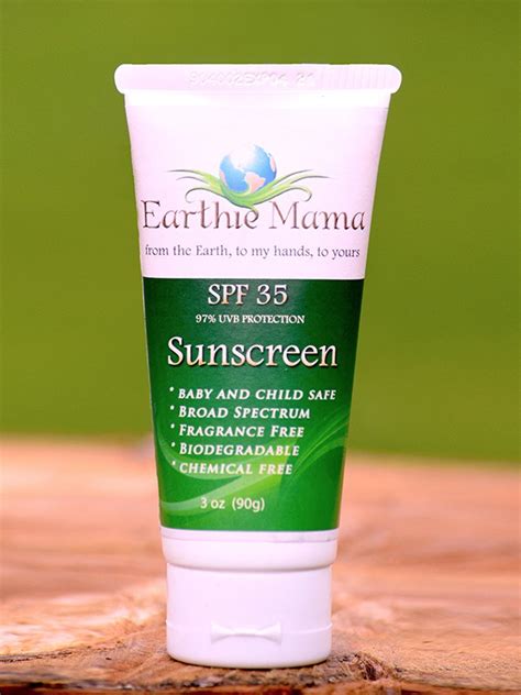 Organic Sunscreen Earthie Mama